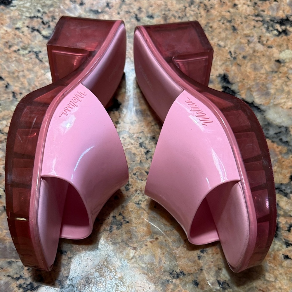 MELISSA
Shape Pink Block Heel Mules size 5 - Picture 11 of 12